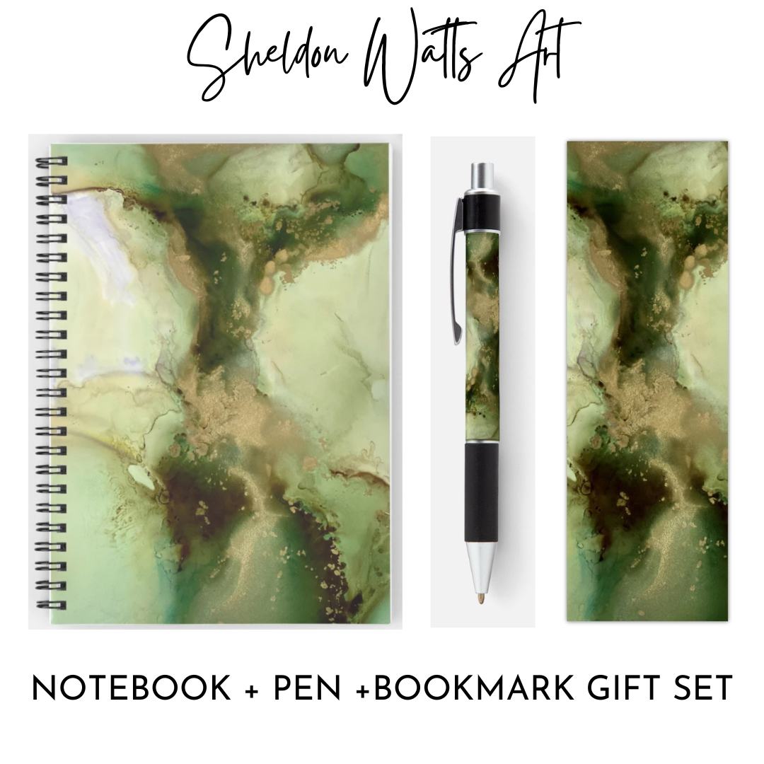 Sage Stationary Gift Set