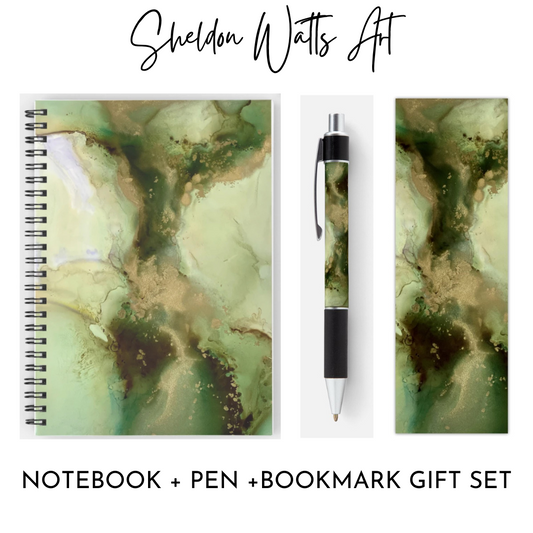 Sage Stationary Gift Set