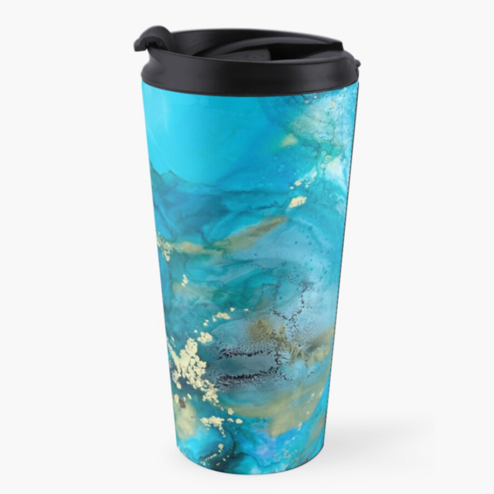 Into The Ocean Travel Mug